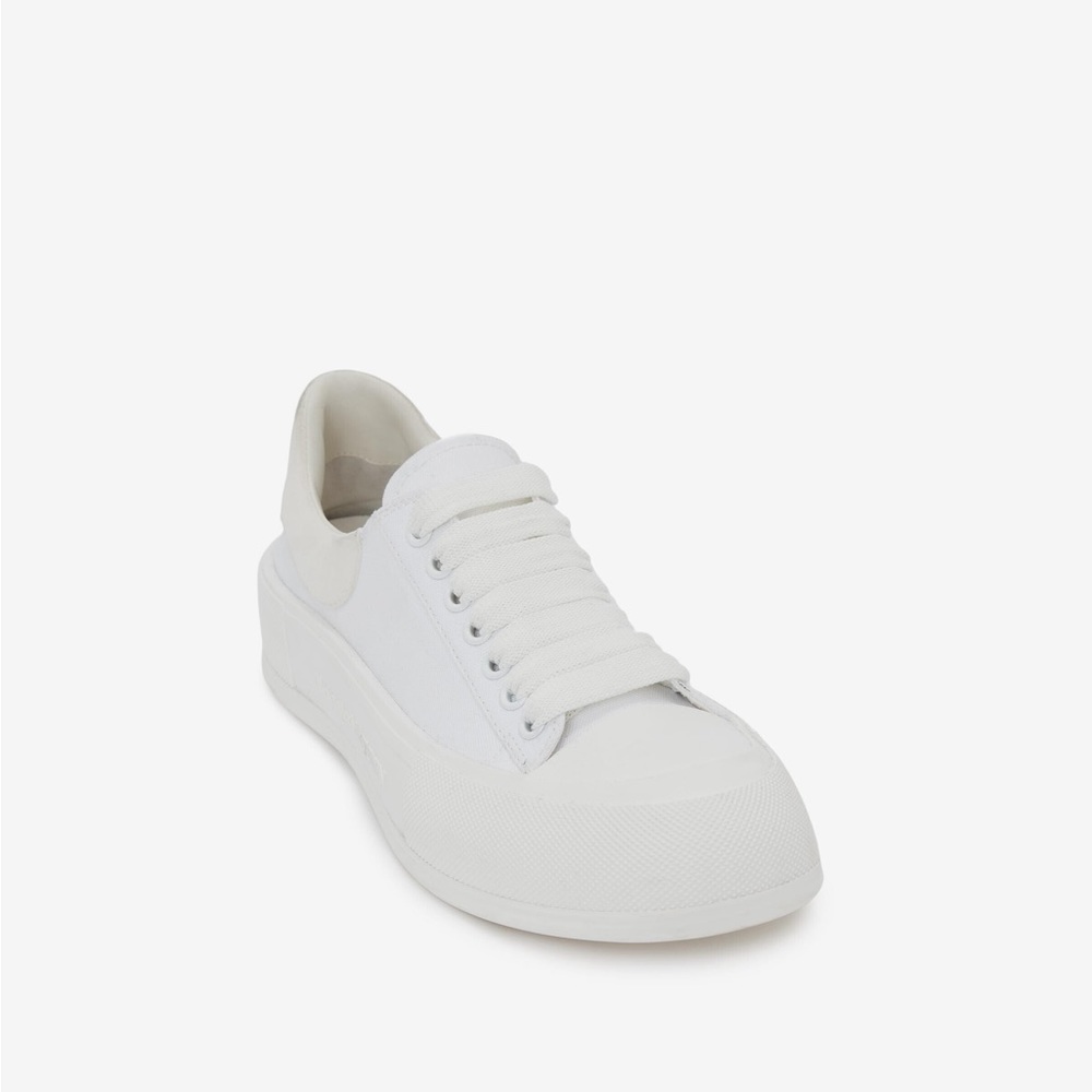 Alexander McQueen Deck Lace Up Plimsoll Sneakers